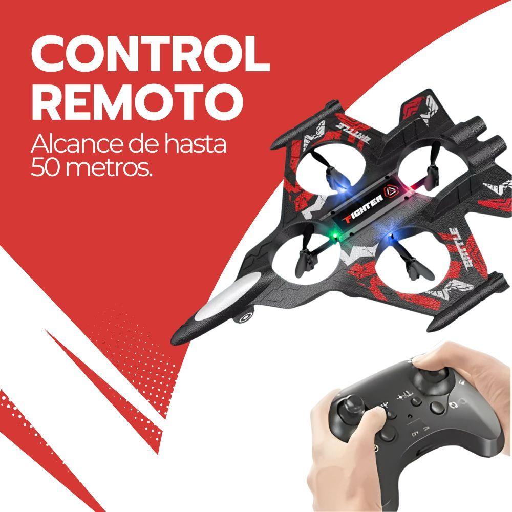 Juguete Drone Avión Espuma Planeador Control Remoto Batería-6