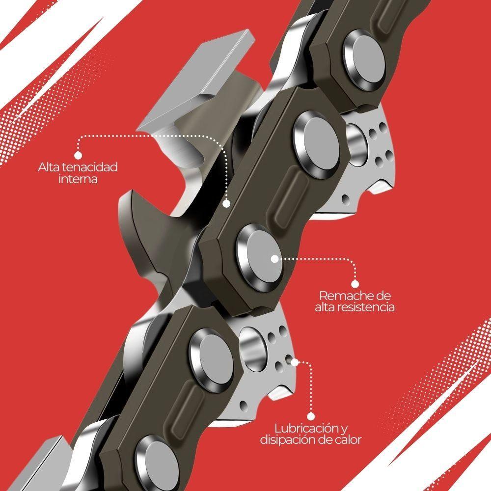 Cadena Motosierra 6” Acero Repuesto Universal-7