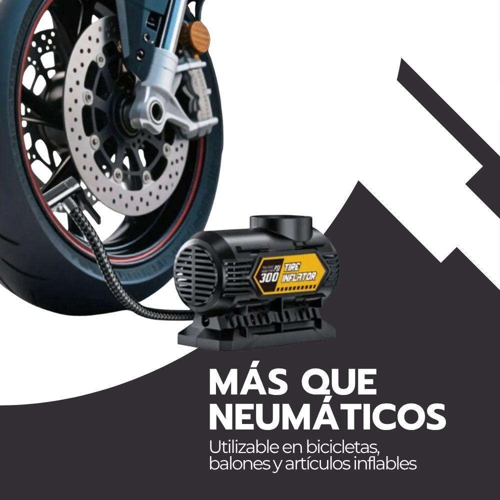 Compresor Aire Portátil 12V 120PSI Inflador Neumáticos Auto Moto Bici Manómetro Accesorios Negro-7