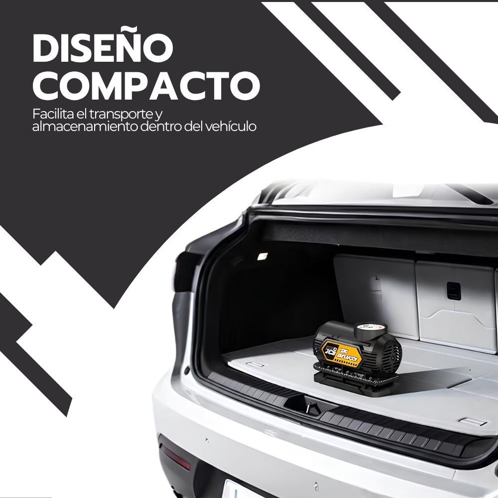 Compresor Aire Portátil 12V 120PSI Inflador Neumáticos Auto Moto Bici Manómetro Accesorios Negro-8
