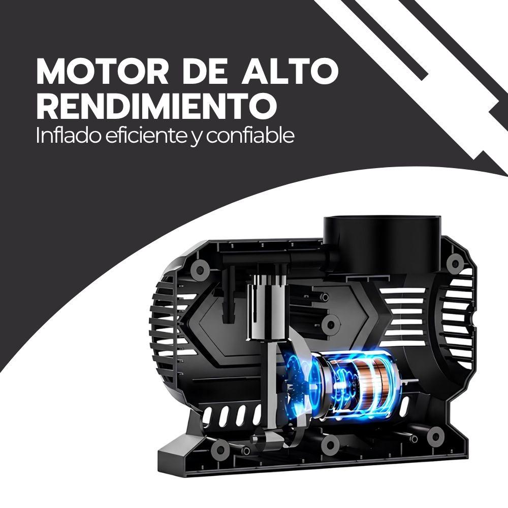 Compresor Aire Portátil 12V 120PSI Inflador Neumáticos Auto Moto Bici Manómetro Accesorios Negro-9
