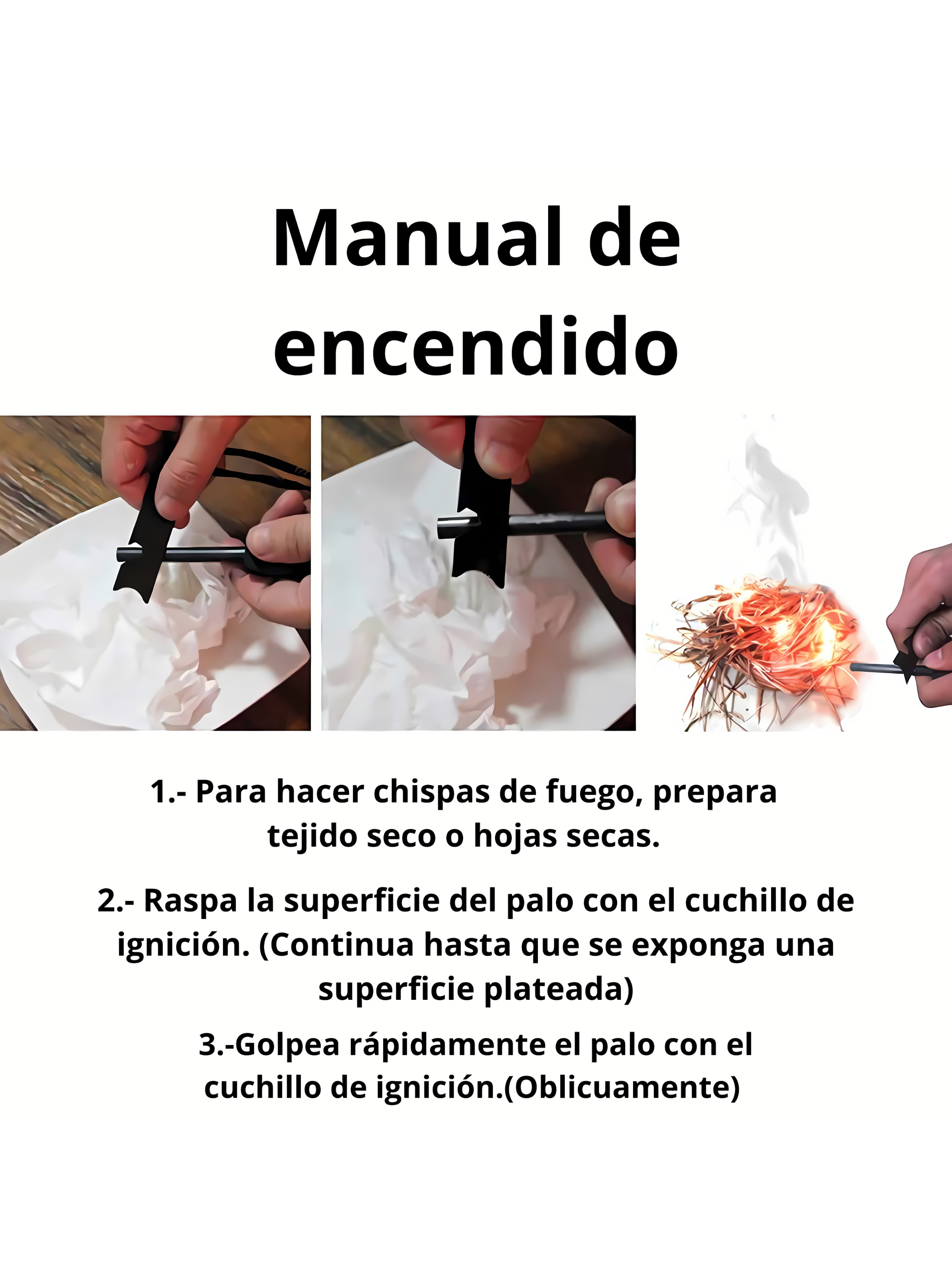 Kit supervivencia: Encendedor y Silbato de Emergencia-7