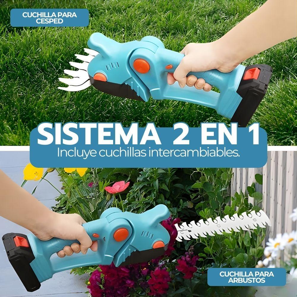Cortasetos Inalámbrico 2en1 24V 20000rpm Azul-4