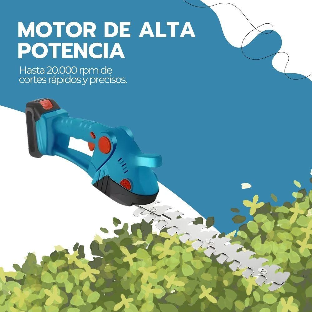 Cortasetos Inalámbrico 2en1 24V 20000rpm Azul-5