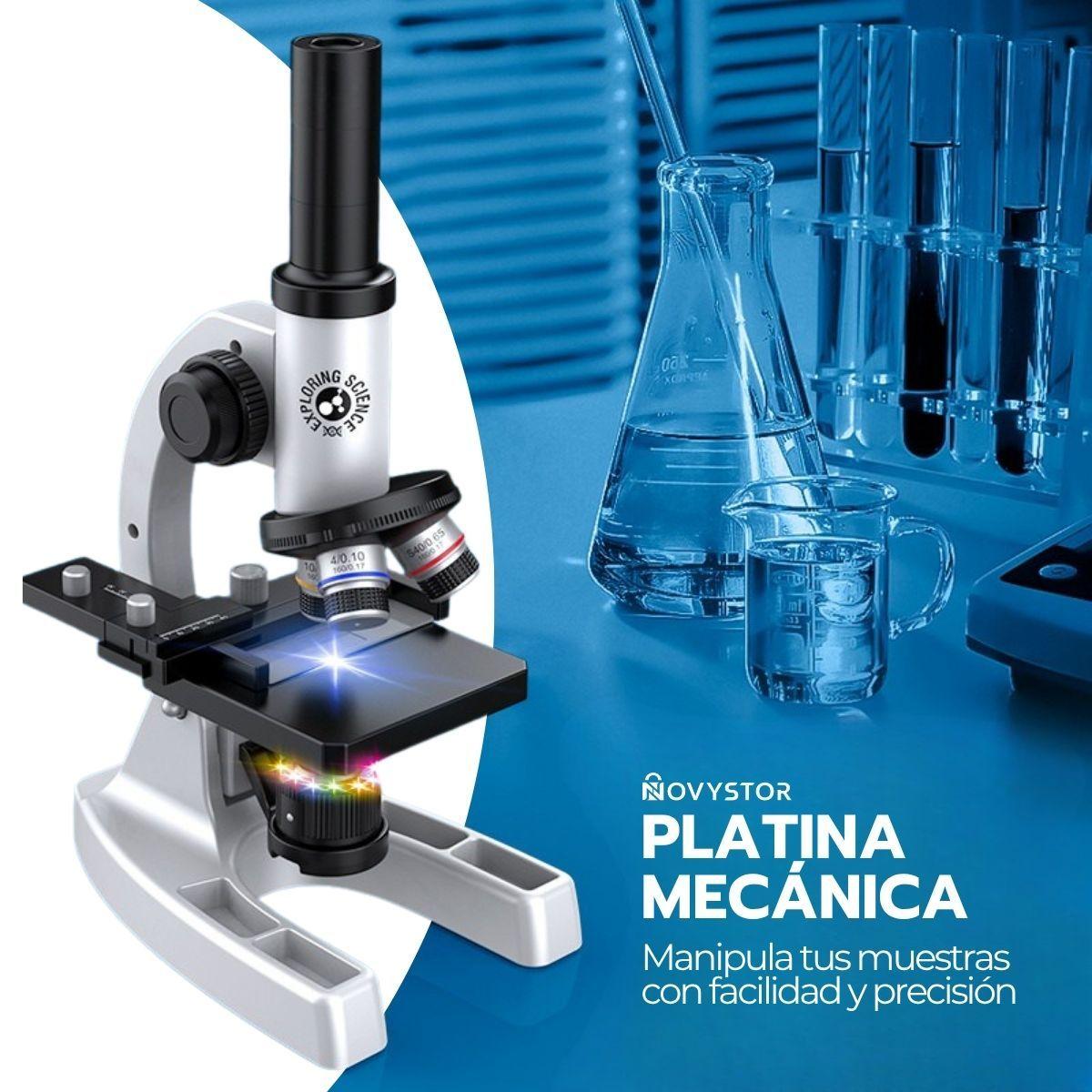 Microscopio Profesional 16000X con Accesorios y Muestras-5