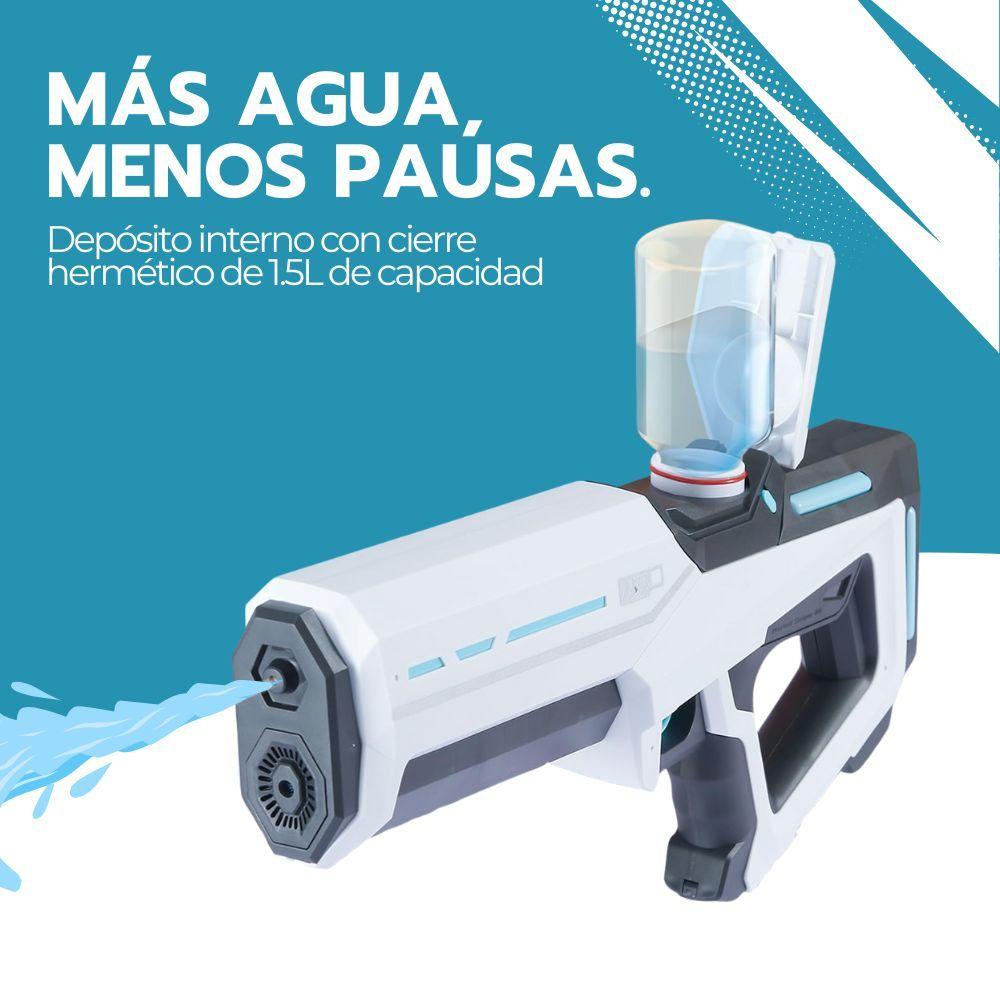 Pistola de Agua Inalámbrica Recargable con Batería y Lentes-5