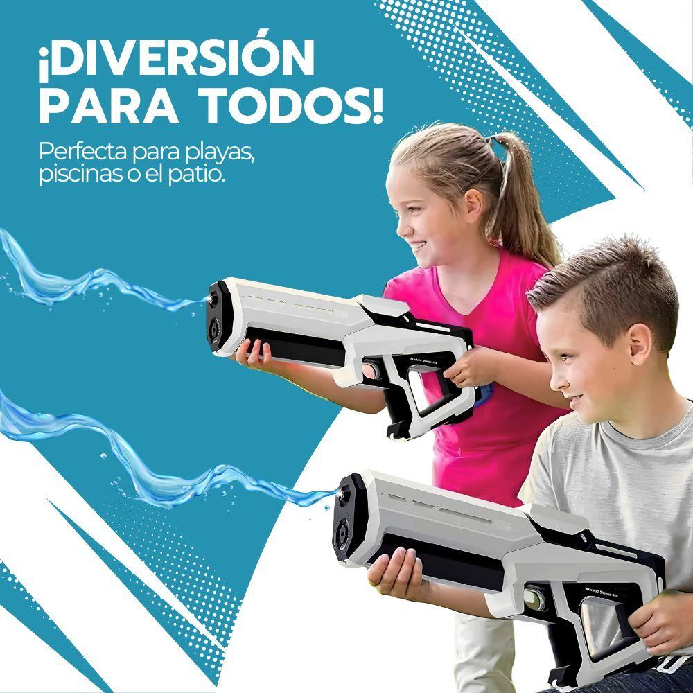 Pistola de Agua Inalámbrica Recargable con Batería y Lentes-6