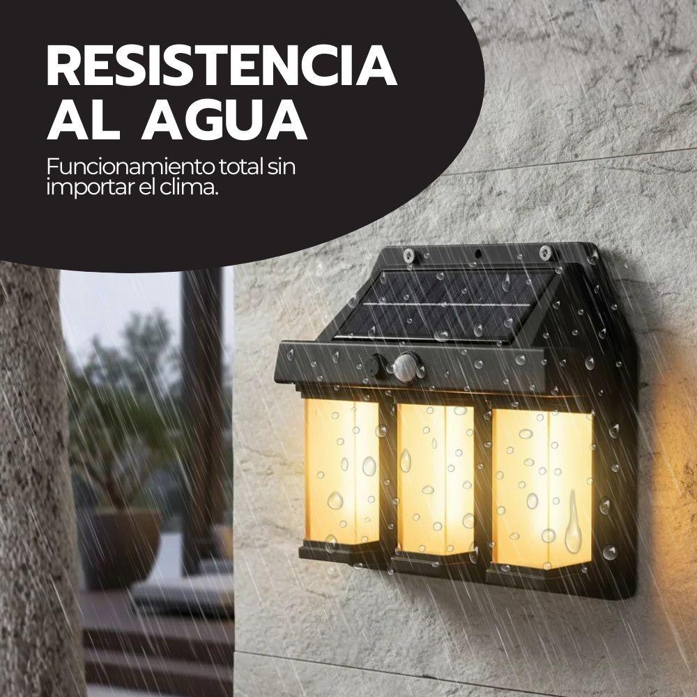 Farol Solar De Pared Sensor Movimiento Luz Cálida Exterior-6
