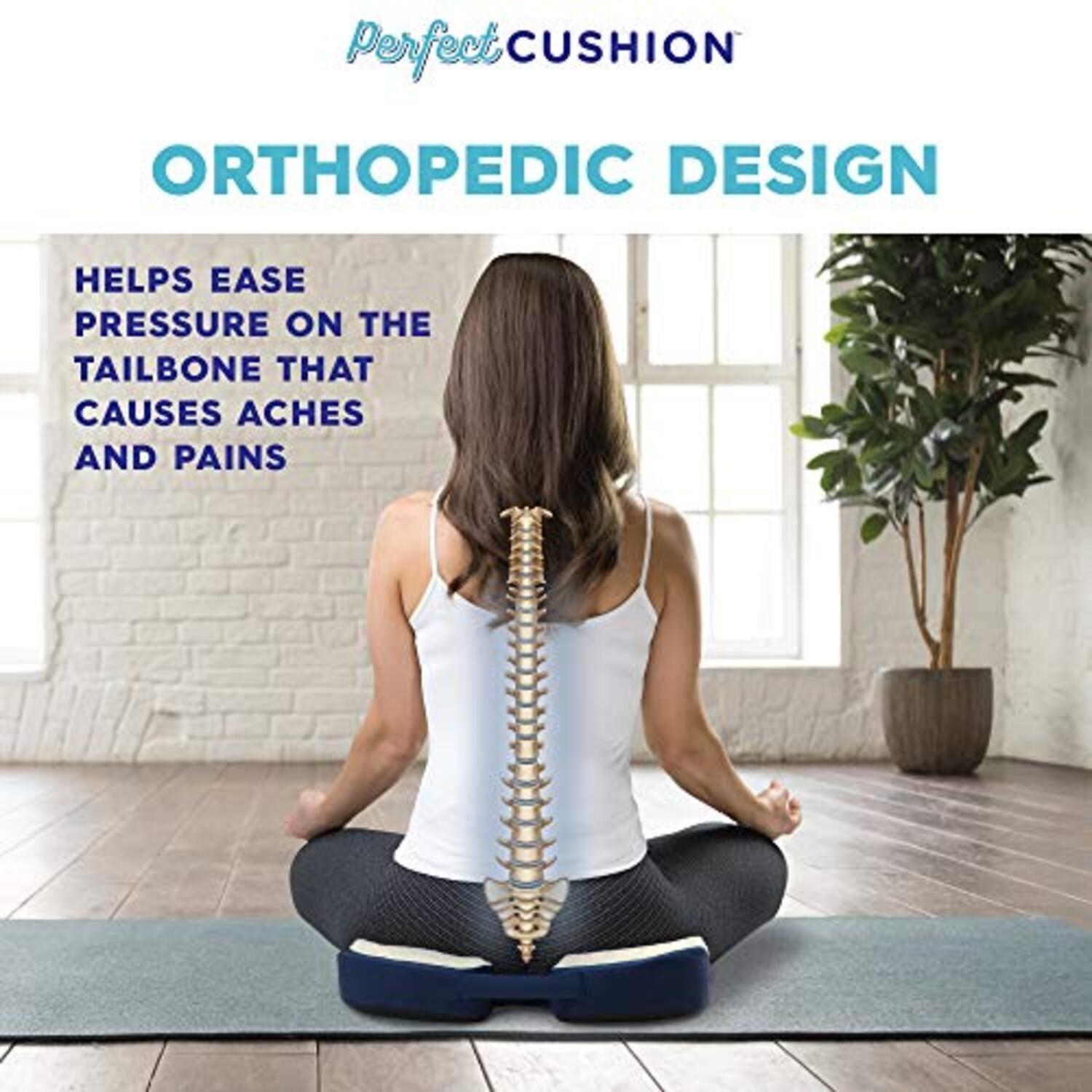Cojín Soporte Ortopedico Silla Ergonómico Lumbar-14