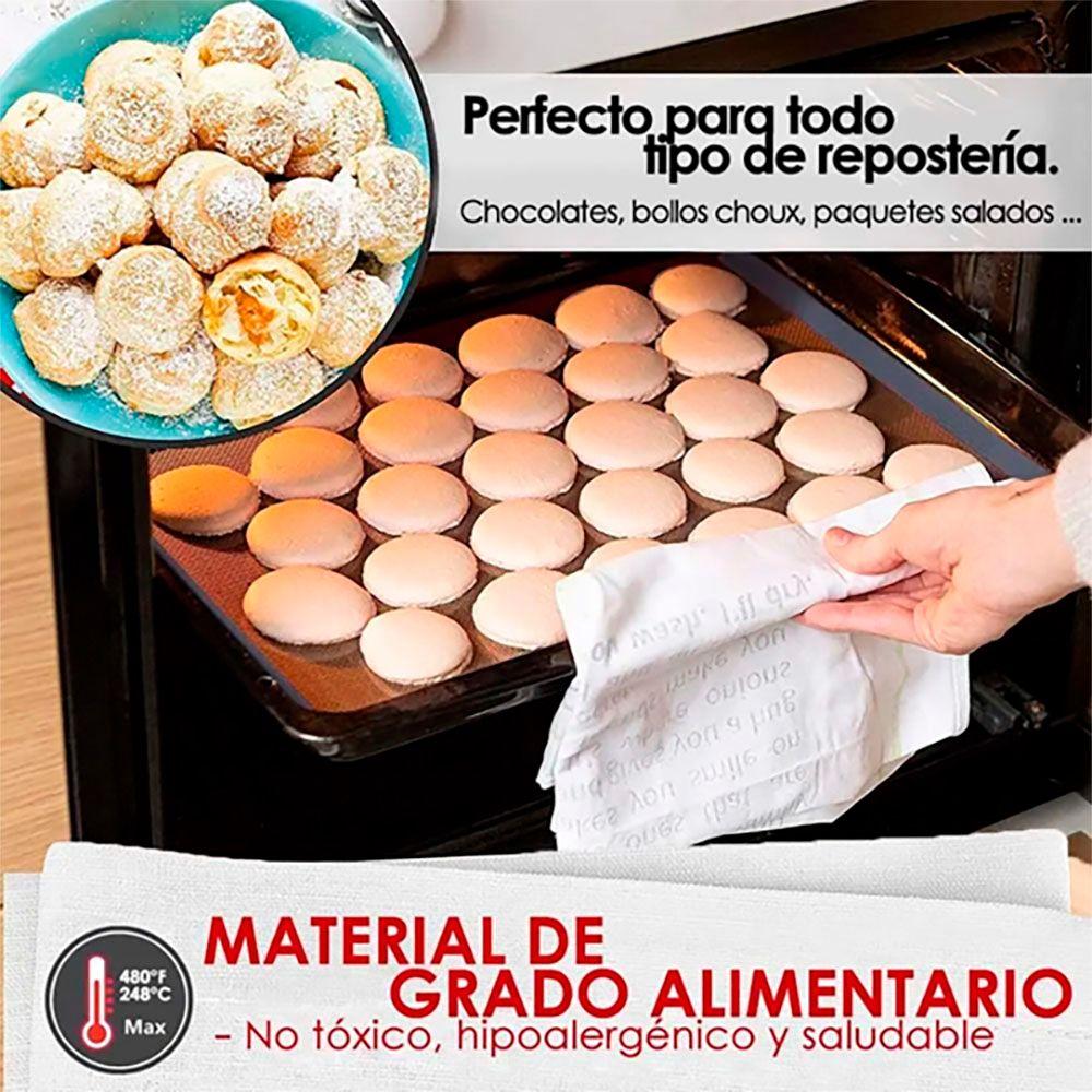 Set 2 Lamina De Silicona Horno Pastelería Antiadherente-7