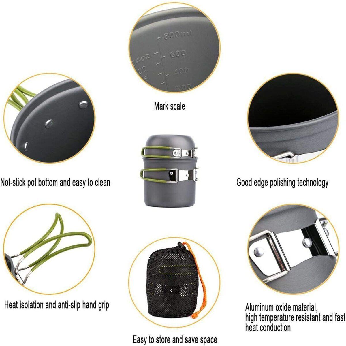 Set Ollas Camping 16 Piezas-8