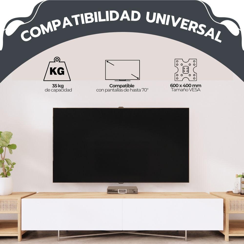 Soporte TV Articulado de Pared 32-70 Pulgadas Acero 35Kg-4
