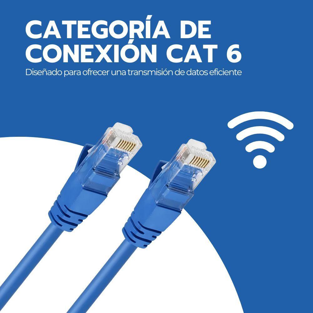 Cable de Red Cat 6 100 Metros Internet Alta Velocidad-5