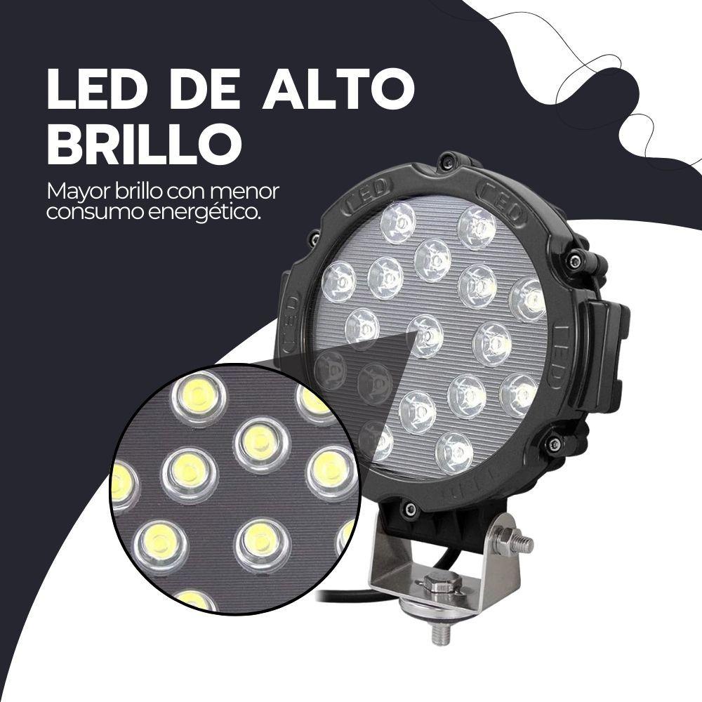 Foco LED 51W Alta Potencia Impermeable Con Base Universal-4