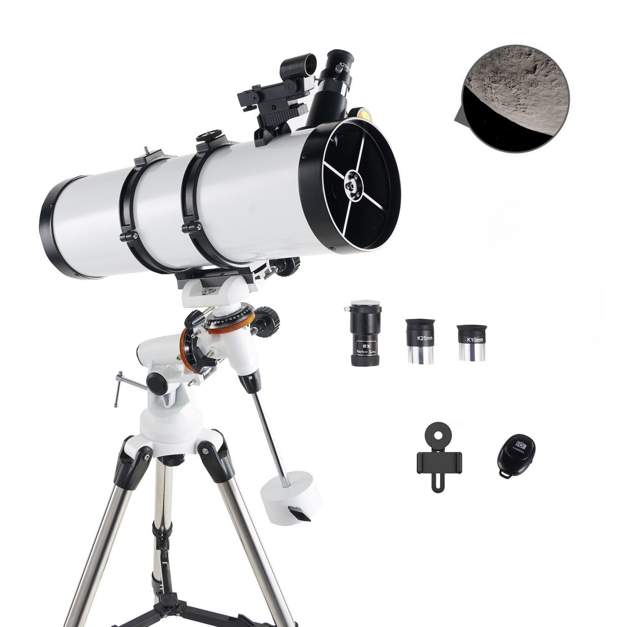 Telescopio Newtoniano 130/650 Para Astronomía y Observación-6