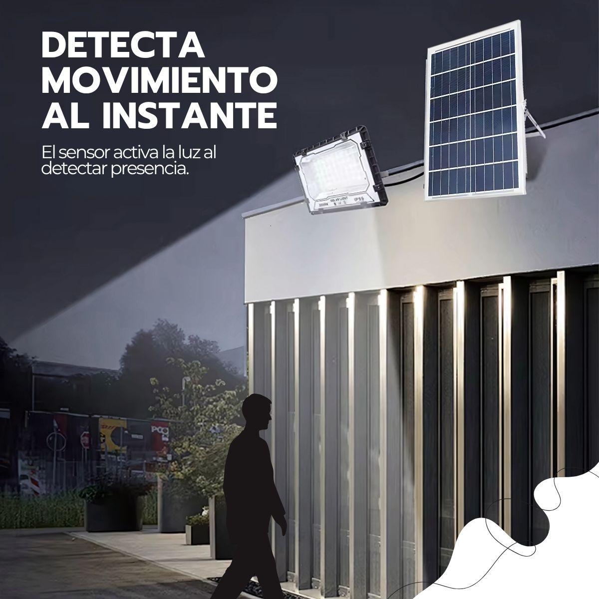 Foco Solar LED 300W IP66 con Control Remoto y Soporte-7