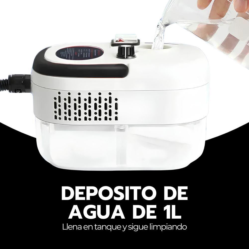 Limpiador Vapor 2500W Alta Presión Cocina Baño Auto-5