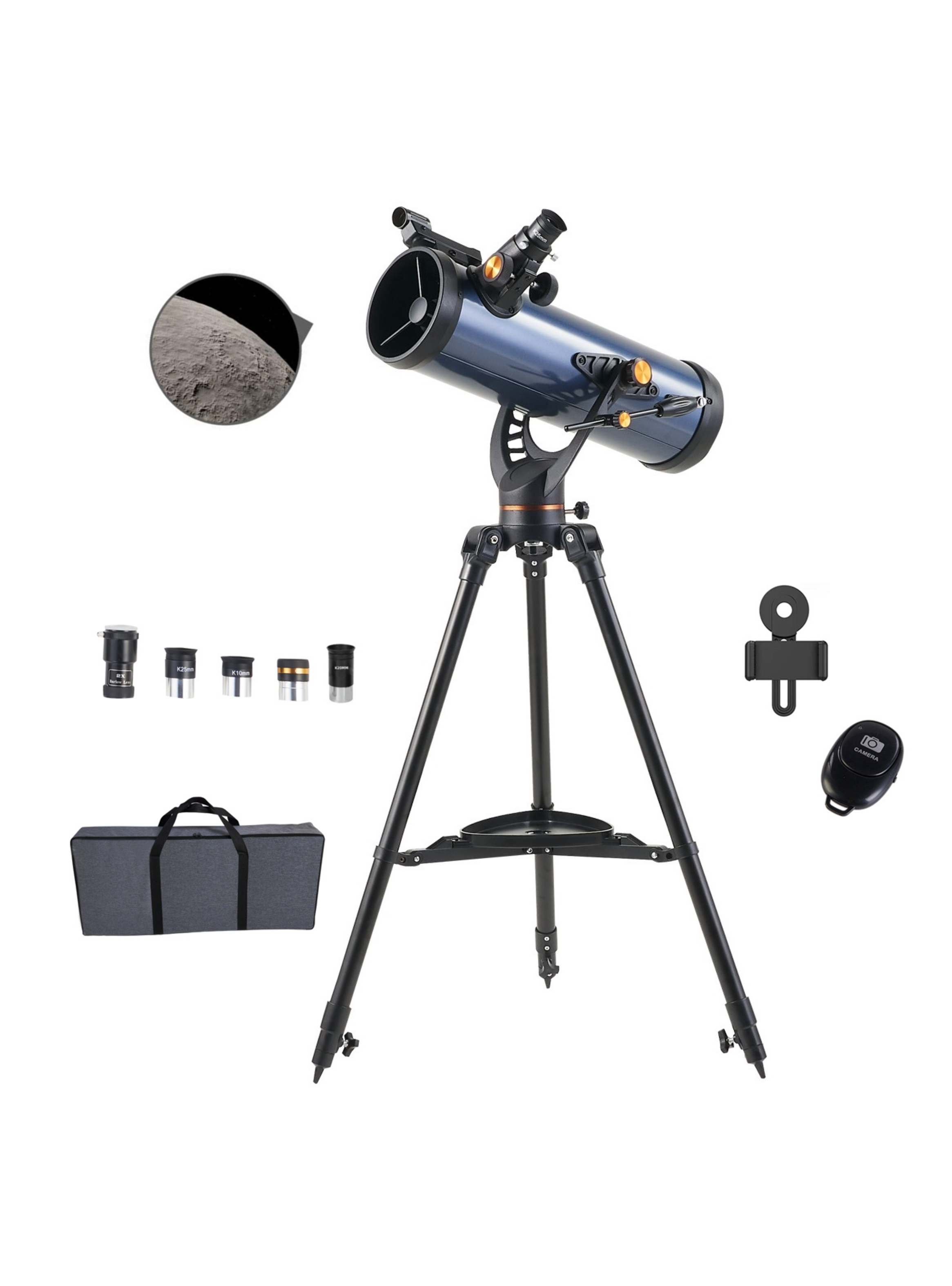 Telescopio Profesional Astronómico 114/1000 Alta Definición-3