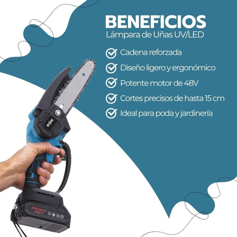 Motosierra ROK Inalámbrica 6″ 48V Portátil con Baterías-3