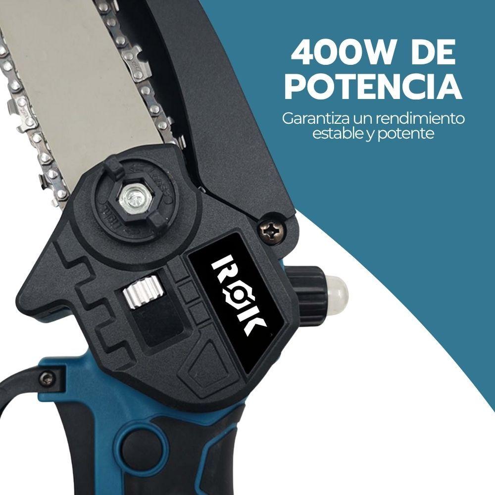 Motosierra ROK Inalámbrica 6″ 48V Portátil con Baterías-6