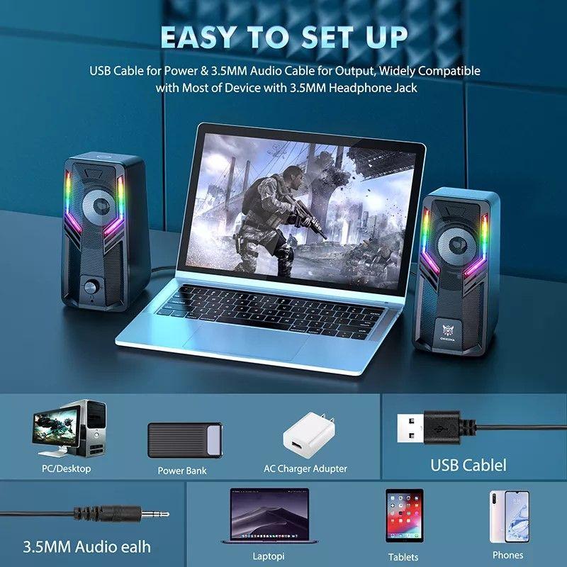 Parlantes Pc Gamer Onikuma G6-4