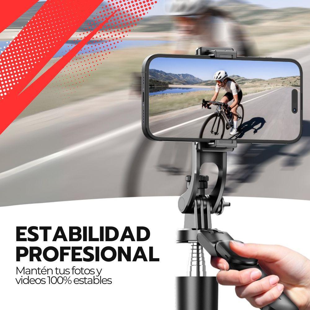 Palo Selfie Extensible Con Trípode y Rotación 360°-7