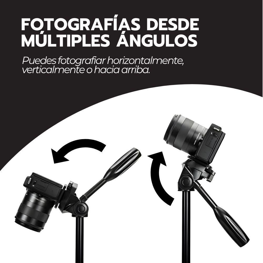 Trípode Portátil para Celular Video con Disparador Bluetooth-4