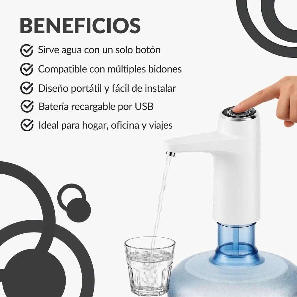 Dispensador Agua Eléctrico Bomba Usb Agua Dosificador Bidón-3