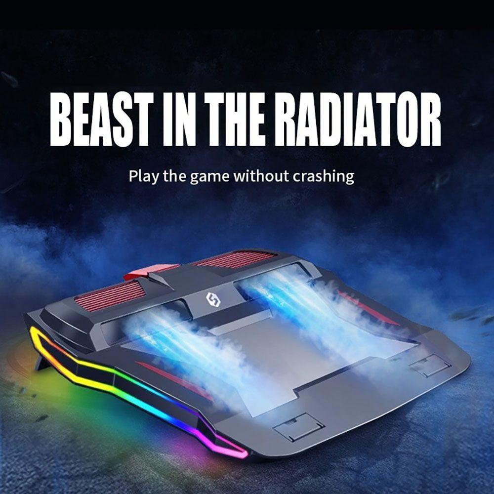 Base Ventilador Pc Gamer Turbo Cooler RGB-5