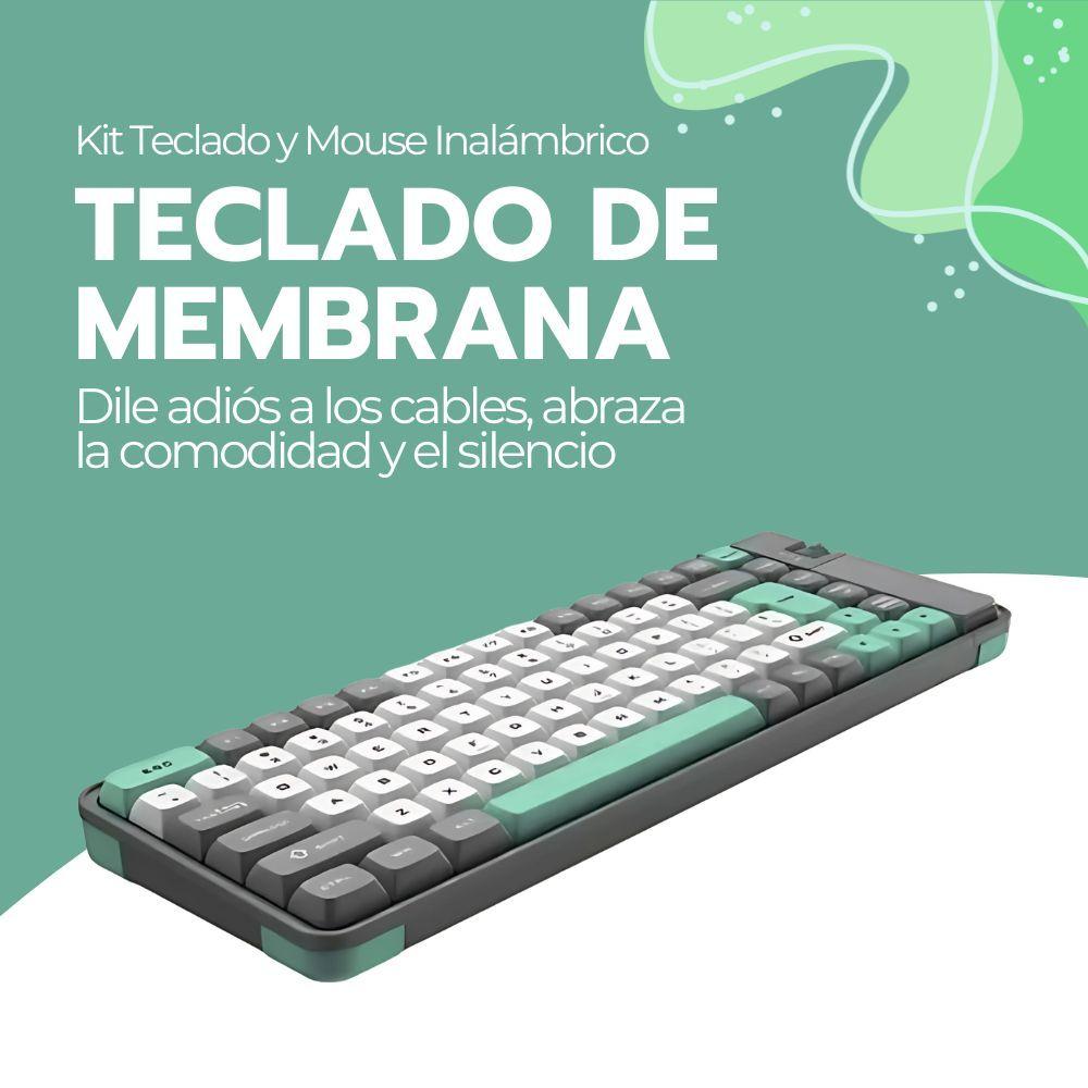 Kit Teclado Y Mouse Inalámbrico Bluetooth USB-C Recargable-7