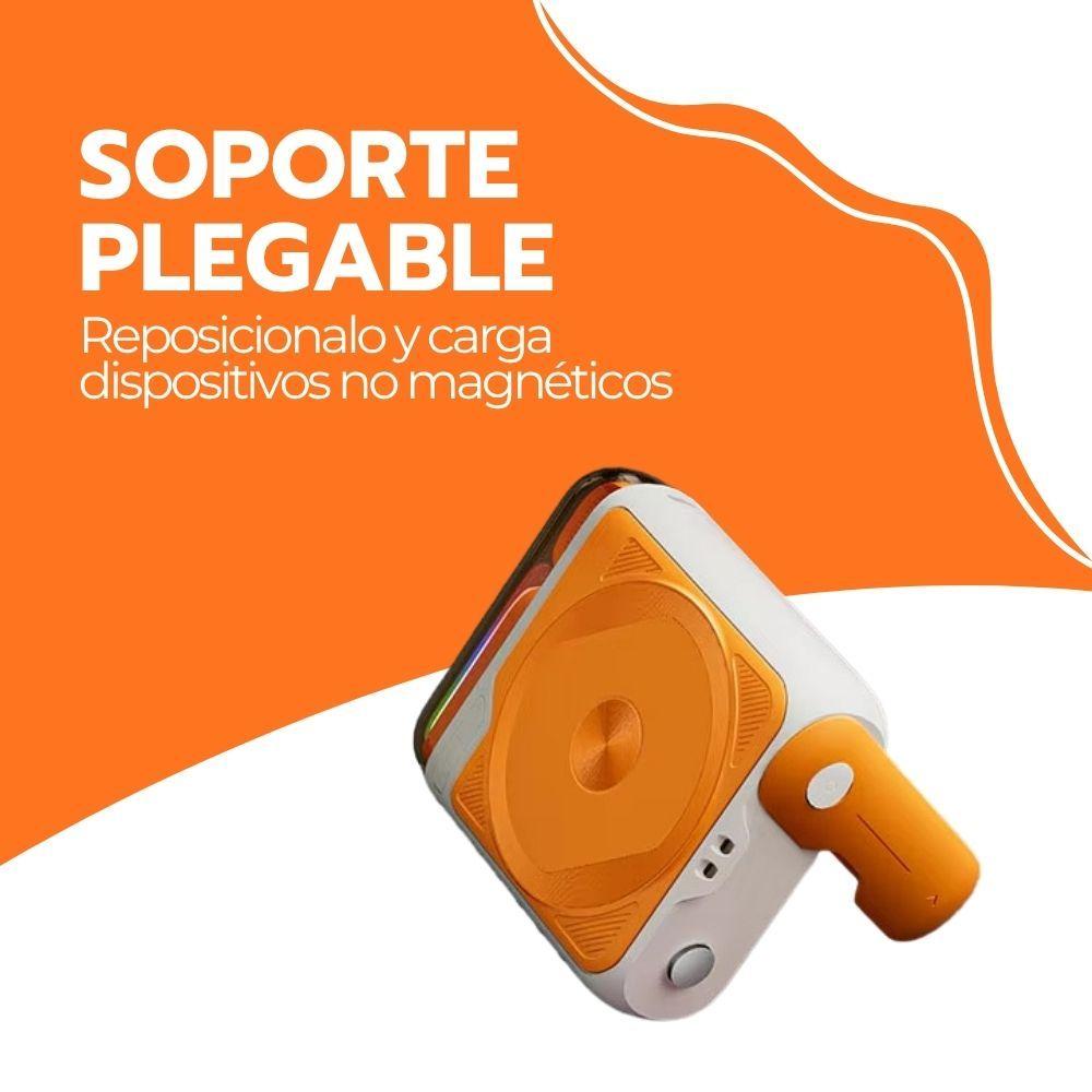 Power Bank Magnético 10000mAh de Carga Inalámbrica y Luz LED-6