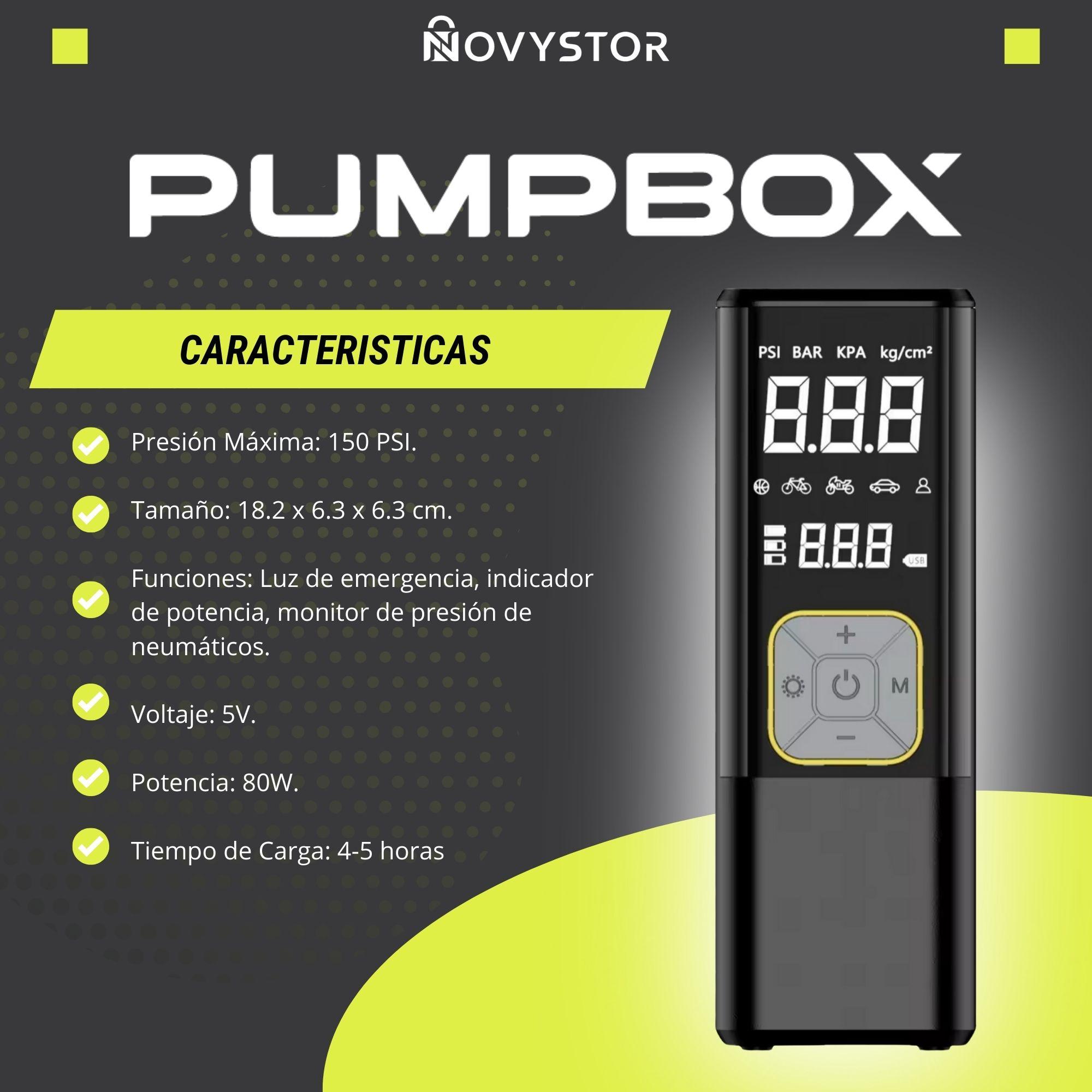 Compresor de Aire para Auto Digital a Batería 12v + Linterna-4