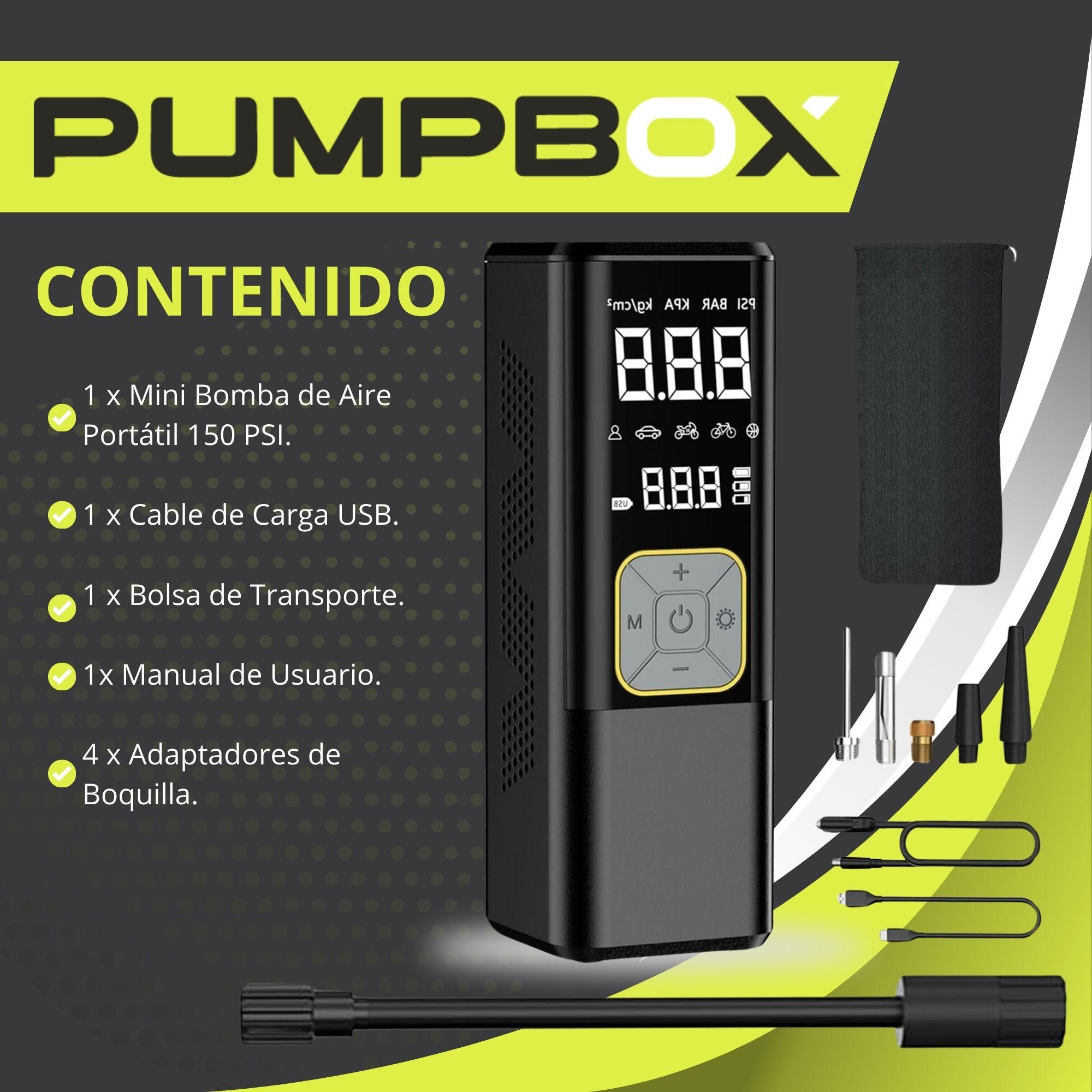 Compresor de Aire para Auto Digital a Batería 12v + Linterna-5