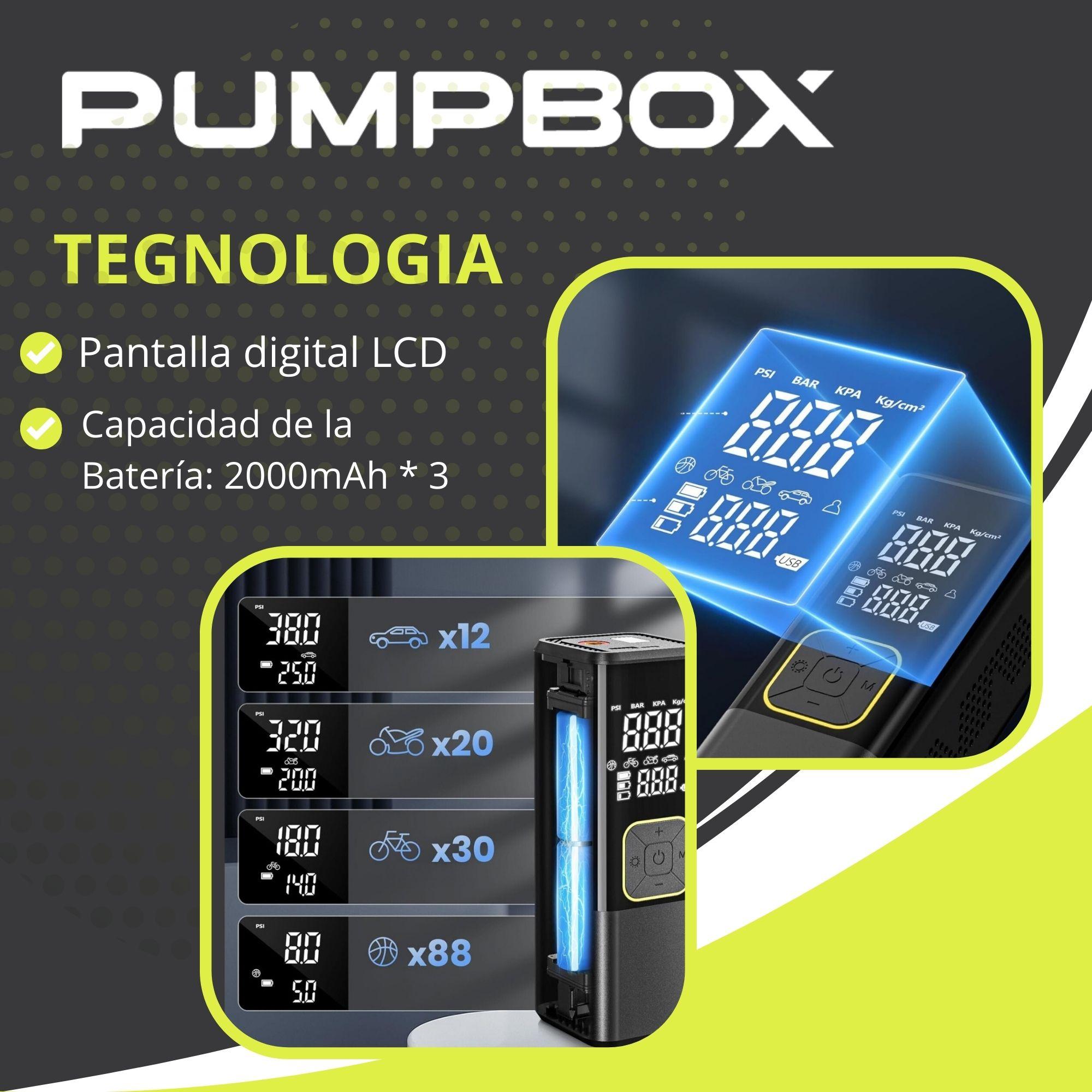 Compresor de Aire para Auto Digital a Batería 12v + Linterna-6