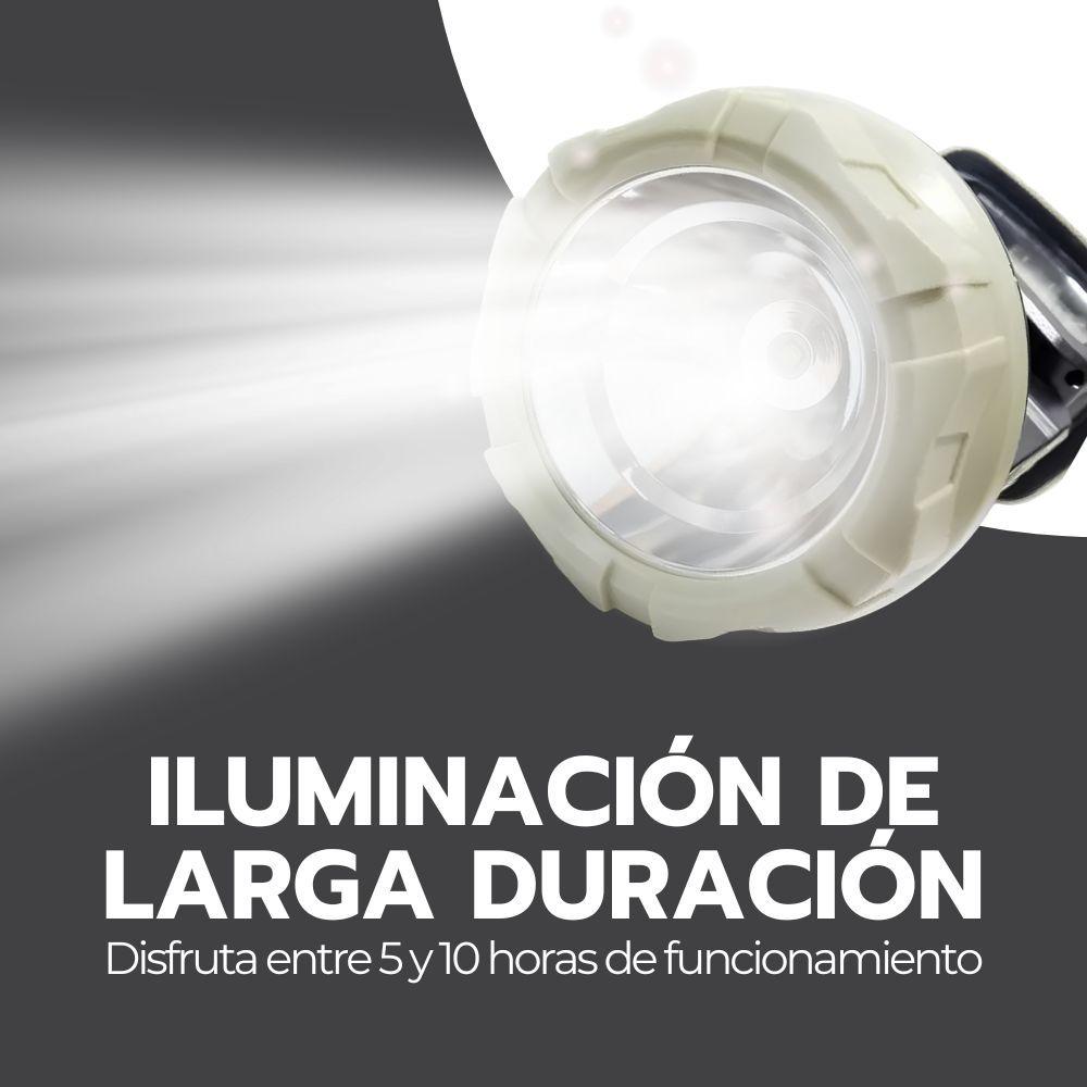 Linterna Farol Recargable De Mano 2en1 Multifuncional 180°-5