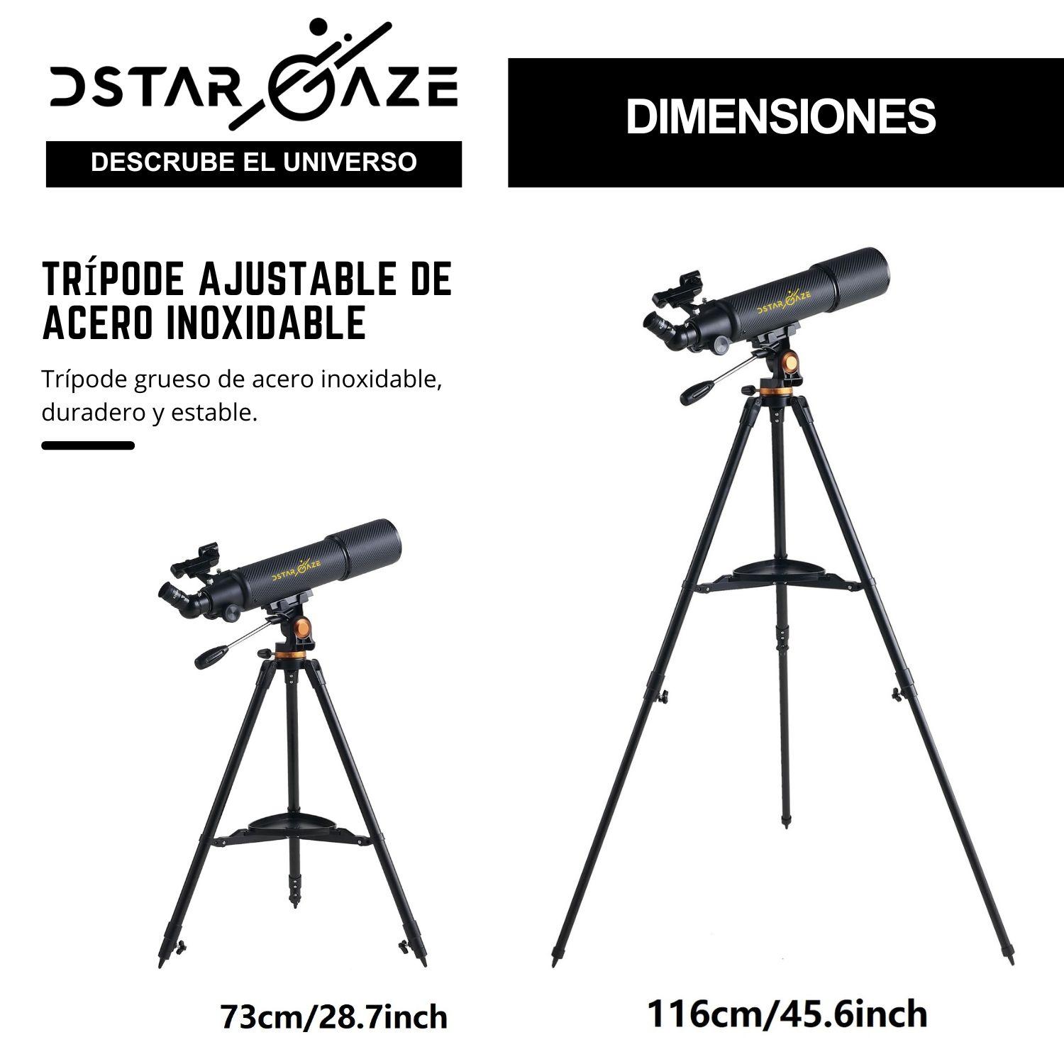 Telescopio Astronómico Profesional 50080Cm Fibra Carbono-2