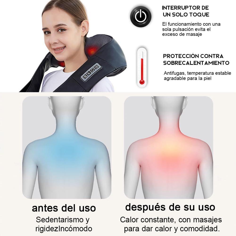 Masajeador Profesional De Espalda Hombro Cuello Relajación-3