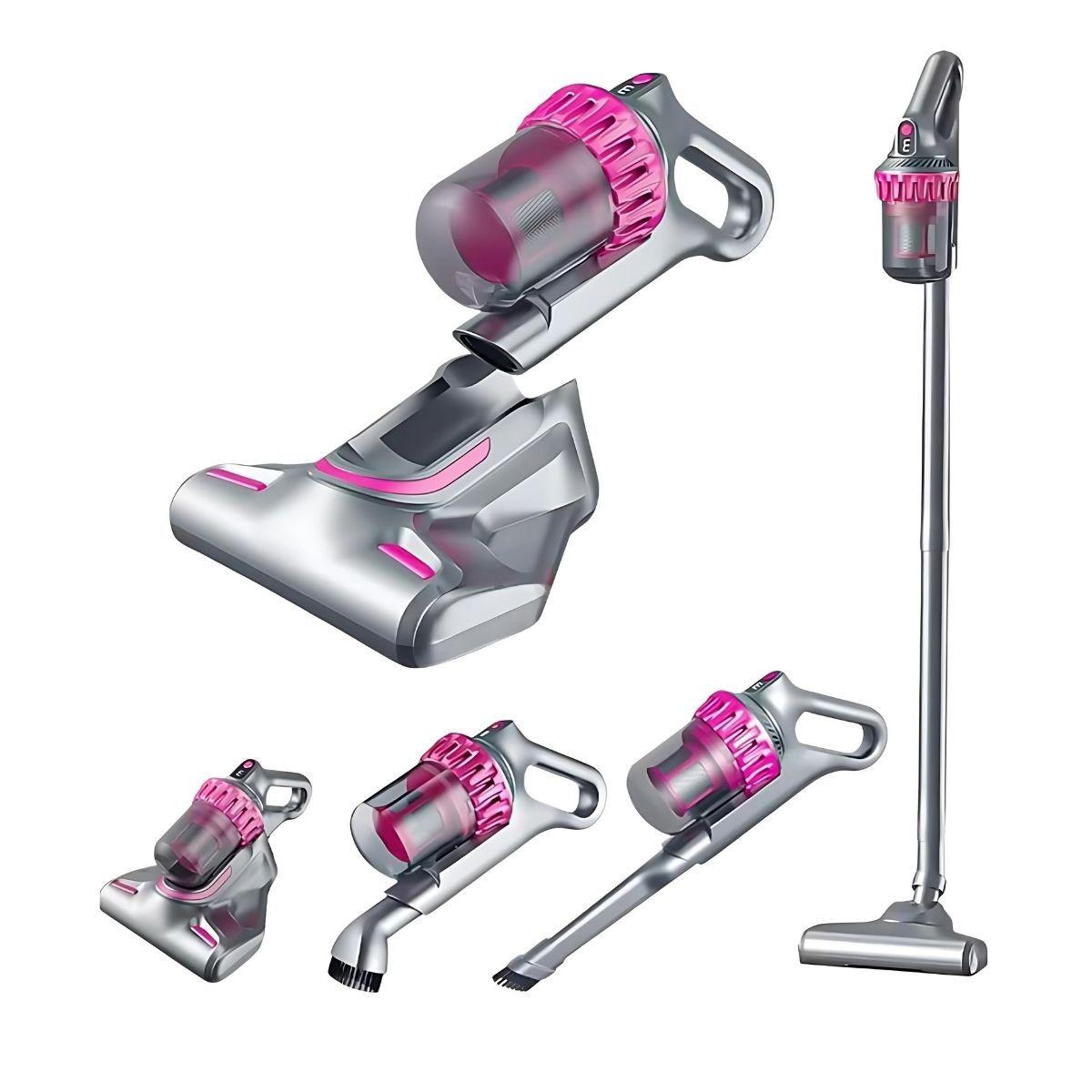 Aspiradora de Ácaros 4en1 Inalámbrica con Luz UV Portátil-0