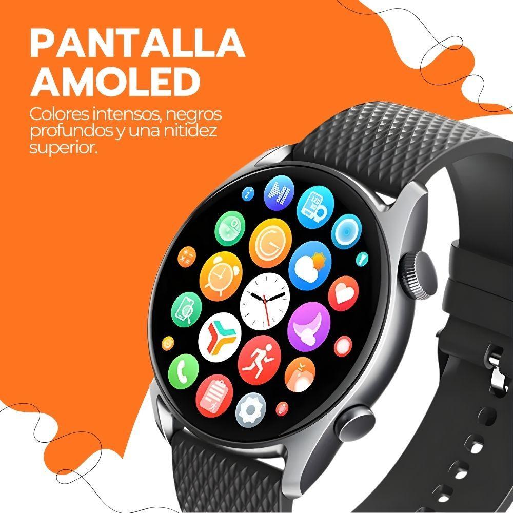 Smartwatch AMOLED 1.43” IP68 Deportivo Bluetooth 5.3-4