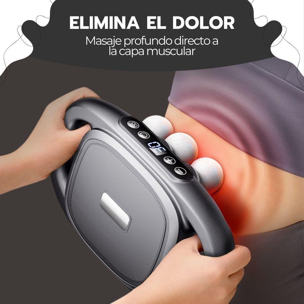 Masajeador Portátil Inalámbrico 6 Cabezales Recargable-4