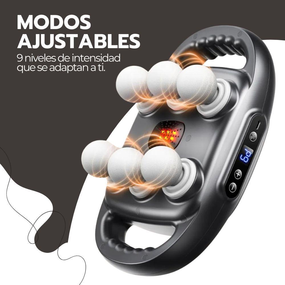Masajeador Portátil Inalámbrico 6 Cabezales Recargable-6