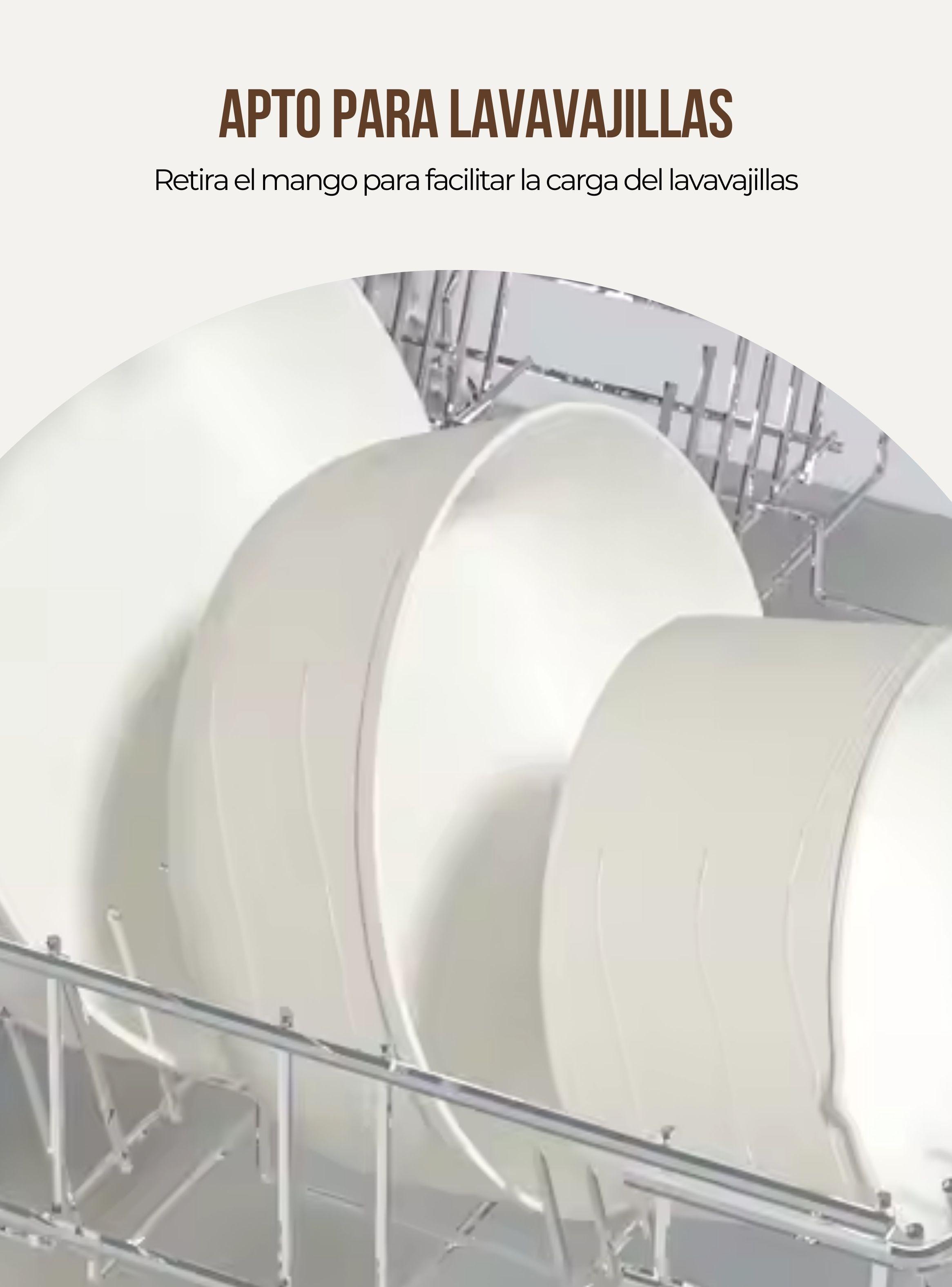 Batería de Cocina - Set Ollas y Sartenes con Mango Extraíble-7