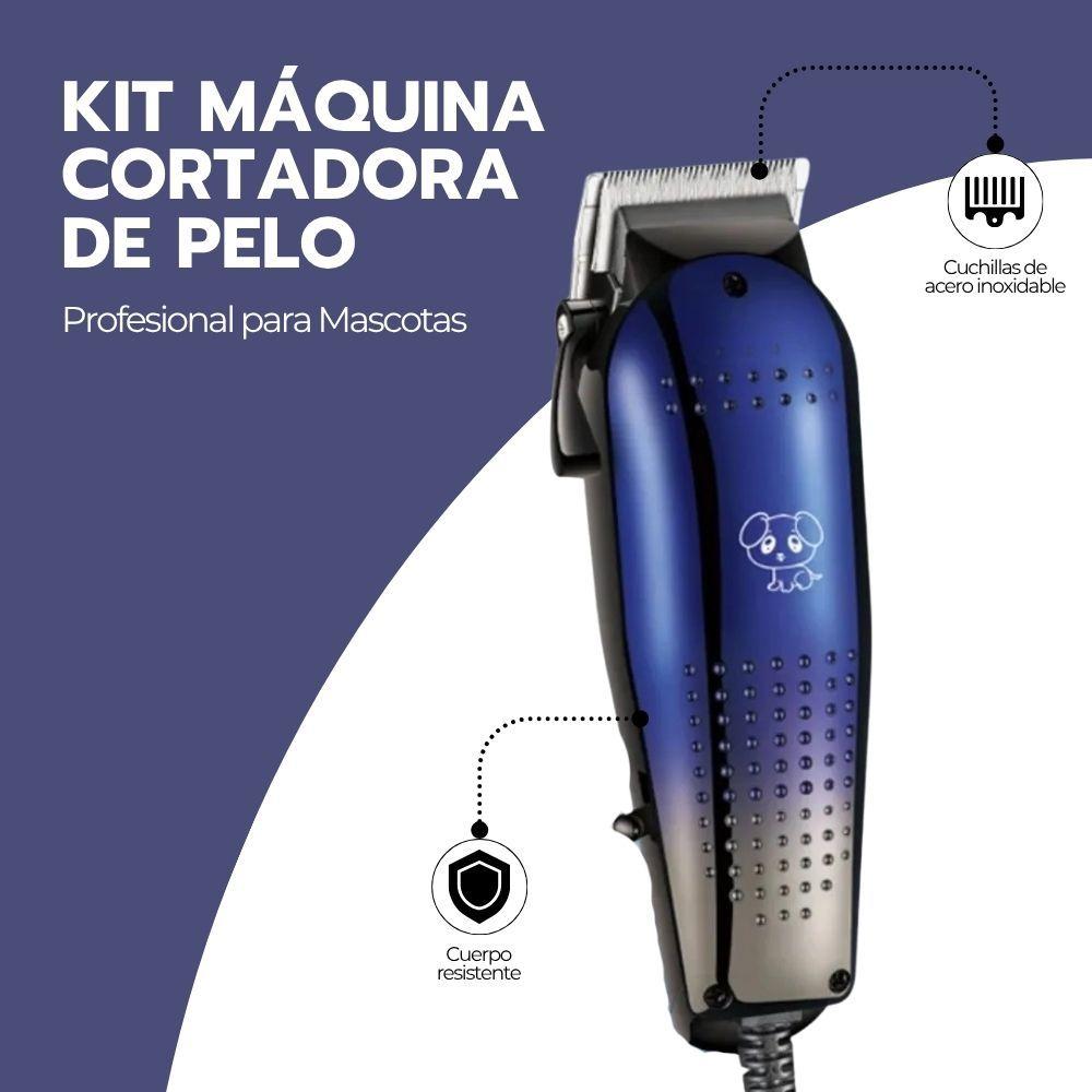 Kit Máquina Cortadora de Pelo Profesional para Mascotas-2