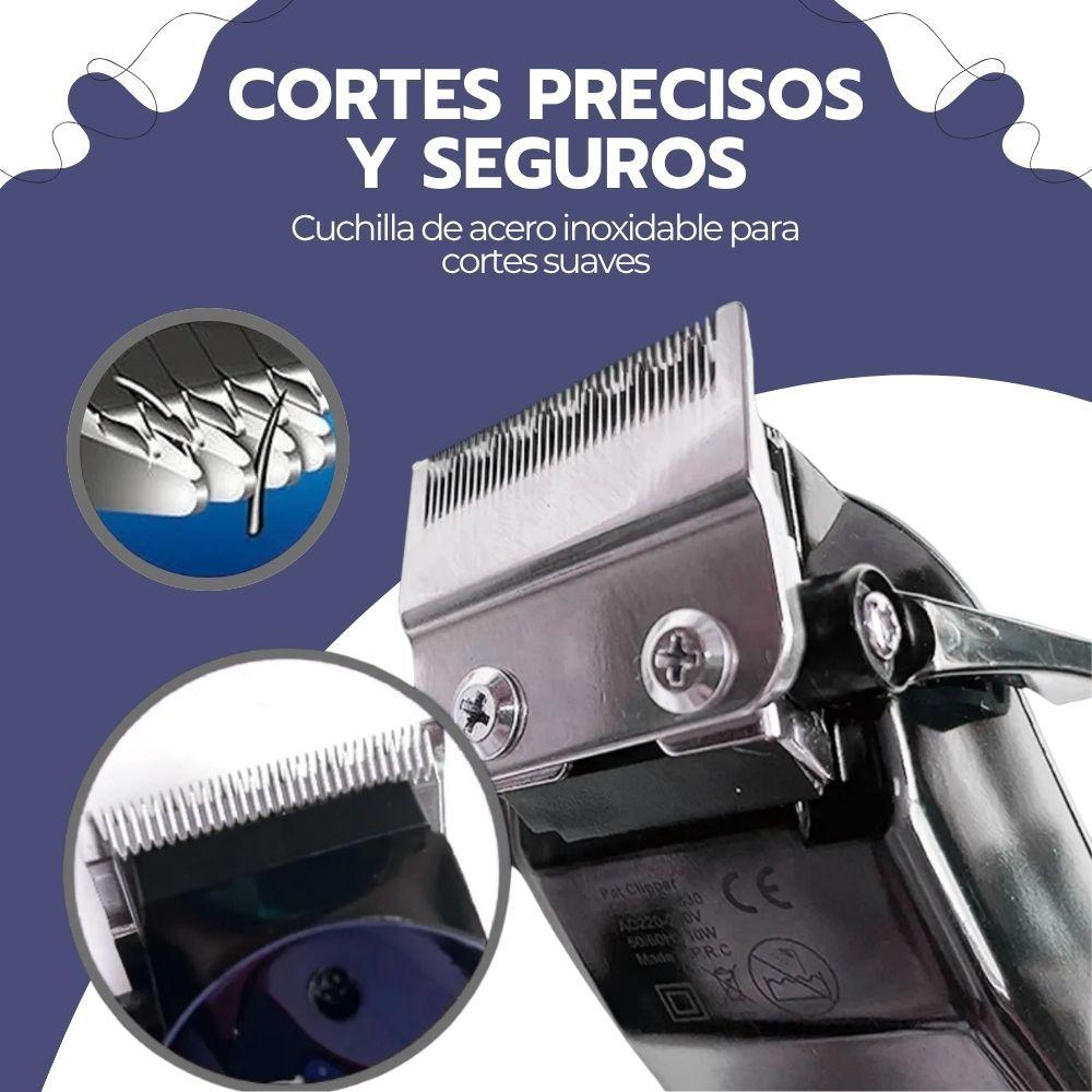 Kit Máquina Cortadora de Pelo Profesional para Mascotas-4