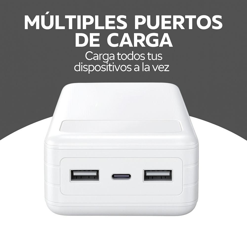 Power Bank 30000mAh Carga Rápida Portátil USB-C-5