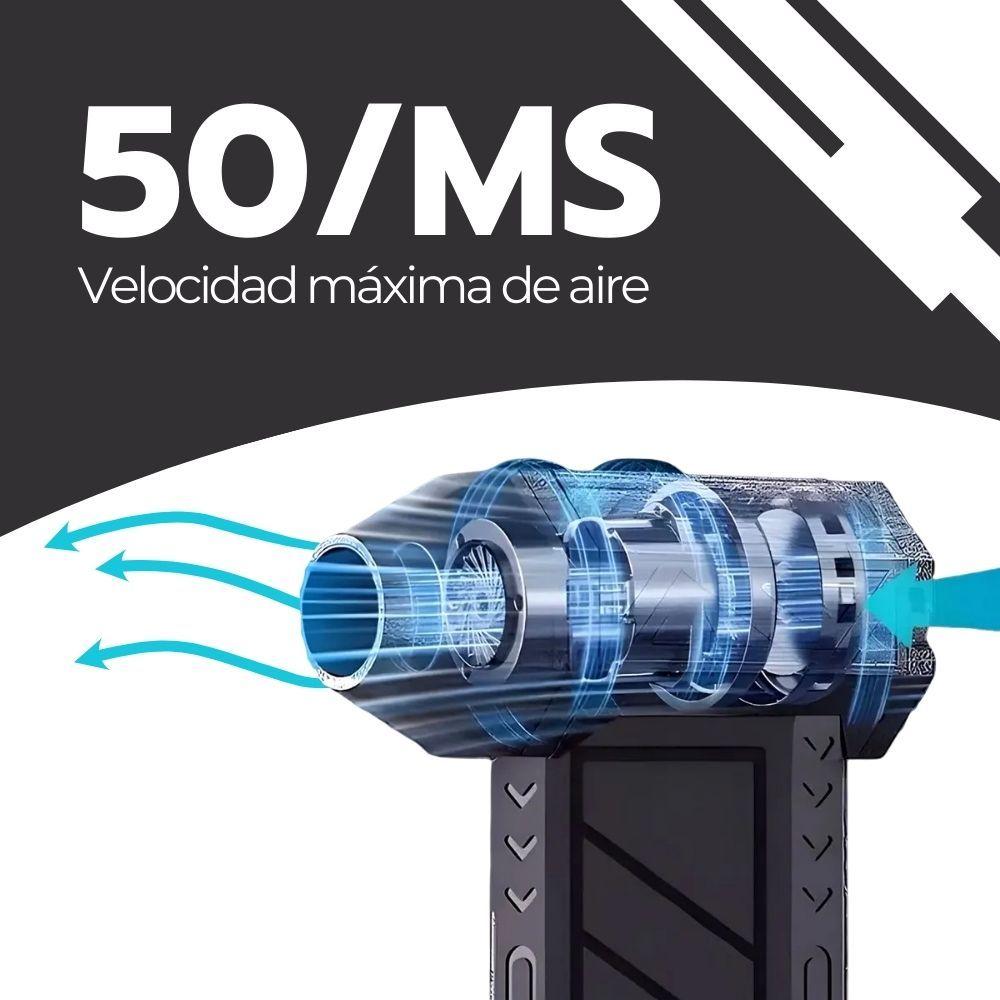Aspirador Soplador de Aire inalámbrico De 130000 Rpm Negro-7