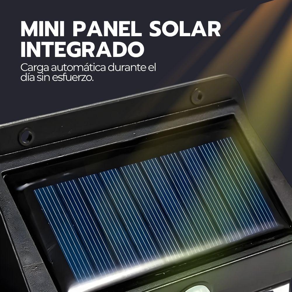 Lámpara Solar Doble LED Sensor Movimiento Exterior IP65-4