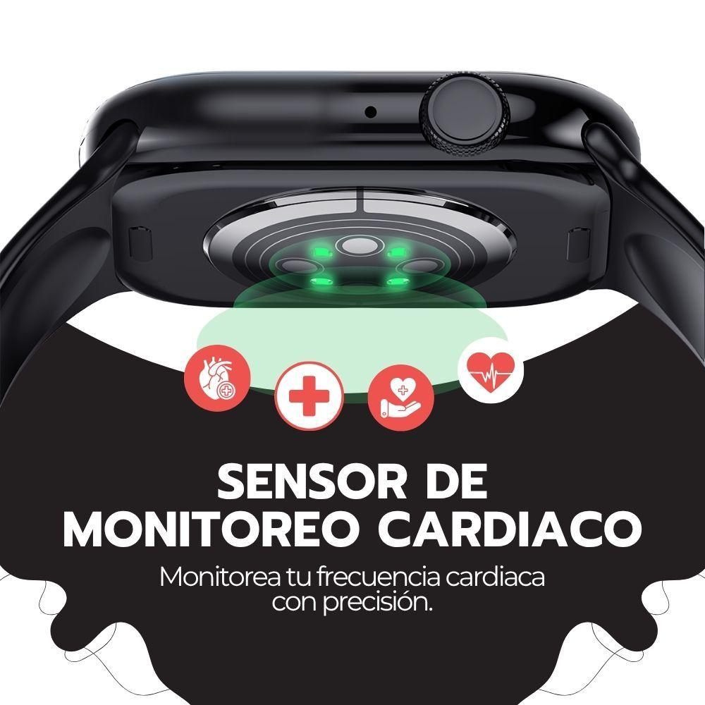 Smartwatch 2.1” IPS Deportivo Bluetooth Carga Inalámbrica-4