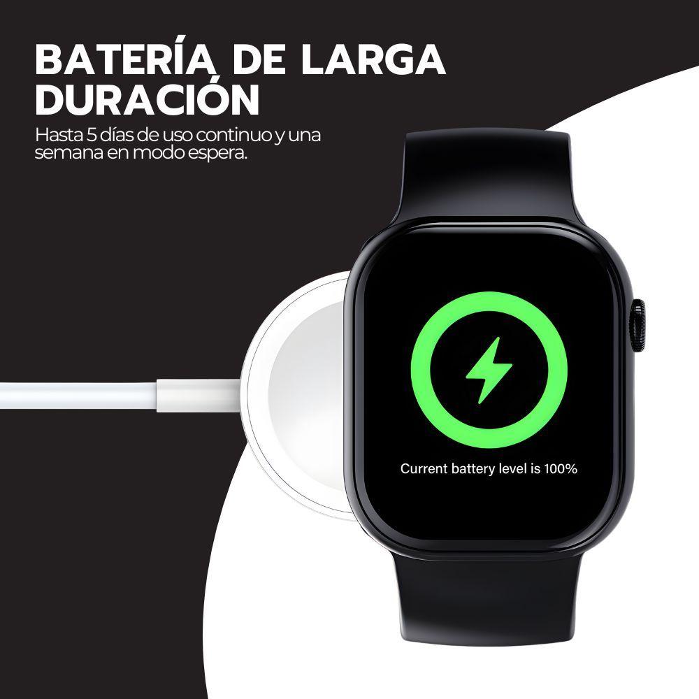 Smartwatch 2.1” IPS Deportivo Bluetooth Carga Inalámbrica-6