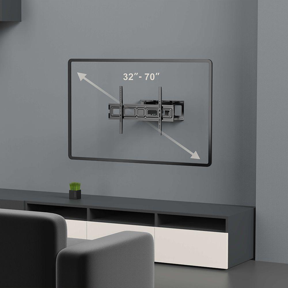 Soporte Tv Doble Brazo 32'' Hasta 70'' Con inclinación-5